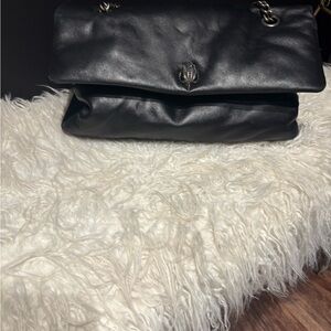 Elegant Black Leather Women's Bag